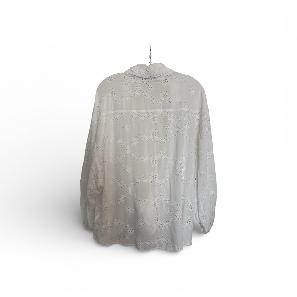 Young Fabulous & Broke White Floral Eyelet Wrap - Picture 9 of 9
